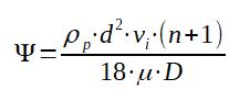 Calcul du paramètre d'inertie d'un cyclone