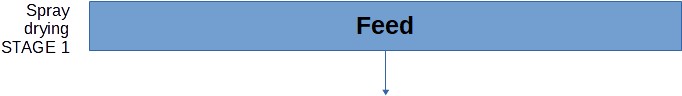 Sprühtrocknung: Stufe 1 – Zuführung (Feed)