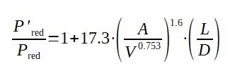 Calculation of the reduced pressure of an explosion with a duct