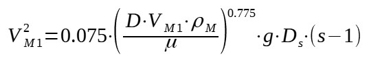 Settling suspension transition velocity from heterogeneous to homogeneous flow